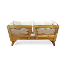 Outdoor Acacia Wood Expandable Daybed With Cushions
