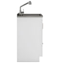 Cardinal - Laundry Cabinet With Faucet And Stainless Steel Sink - White