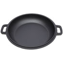 2 In 1 Pre-Seasoned Cast I Dutch Oven With Dual Handles, 5 Quart - Black