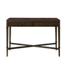 Fluted - 2 Drawer Storage Console Table - Brown