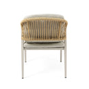 Outdoor Dining Chair (Set of 2) Wicker Rattan Woven Patio Chairs, Waterproof Seating - Gray