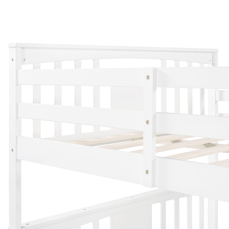 Bunk Bed With Ladder For Bedroom, Guest Room Furniture