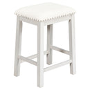 5 Pieces Counter Height Rustic Farmhouse Dining Room Wooden Bar Table Set With 2 Stools And 2 Chairs