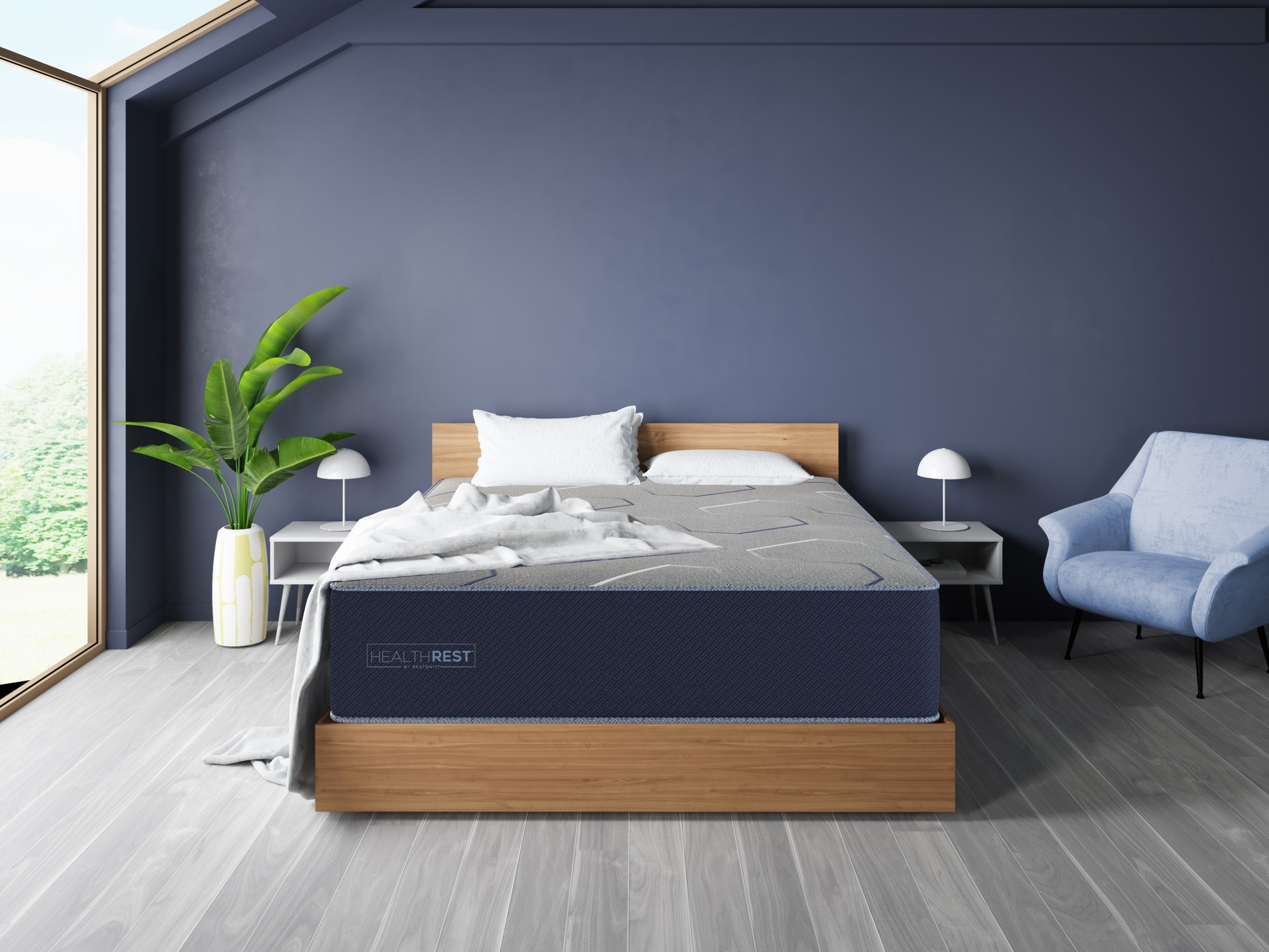 HealthRest by Restonic PolarBreeze Plush, Twin - Atlantic Fine Furniture Melbourne FL