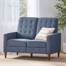 Manville - Contemporary Tufted Loveseat Pushback Recliner