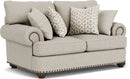 Patterson - Loveseat - Nailhead Trim - Atlantic Fine Furniture Inc