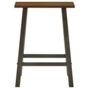 Connie - 4 Piece Counter Height Set - Chestnut And Dark Brown