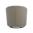 Contemporary Swivel Glider Chair With 360 Degree Rotation