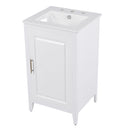 Modern Bathroom Vanity With Sink, Functional Drawer, Soft- Closing Door