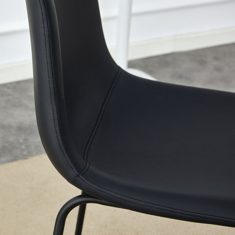 Retro Bar Chairs, Comfortable Stools (Set of 2)