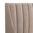 Aspen - Vertical Tufted Modern Headboard Platform Bed Set