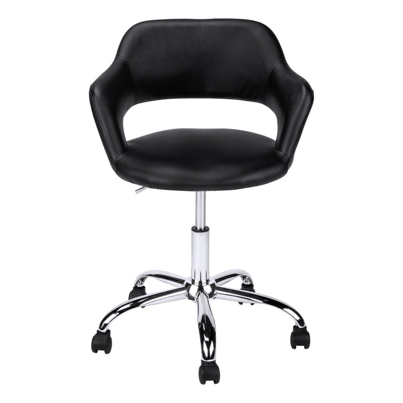 Office Chair, Adjustable Height, Swivel, Ergonomic, Armrests, Contemporary