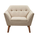 Modern Lounge Chair With Button Tufting