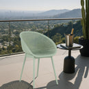 2 Piece Durable Single Chair With Mesh Hollow Out Design