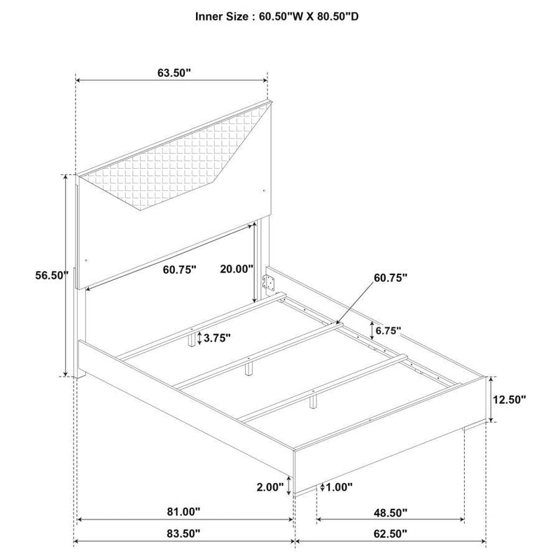 Ives - Panel Bed LED Headboard