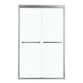 Modern Double Sliding Shower Enclosure, Tempered Glass