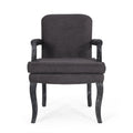 French Country Style Dining Chair With Nailhead Trim