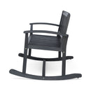 Baxter - Rocking Loveseat - Dark Gray