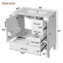 Traditional Bathroom Vanity Set With Soft Close Doors