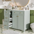 Bathroom Vanity With Sink, Soft Close Doors, Adjustable Shelves
