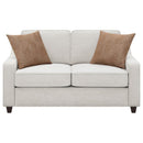 Christine - Upholstered Sloped Arm Sofa Set
