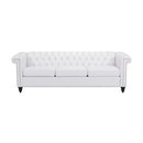 Chesterfield Style 3 Seater Sofa With Deep Button Tufting