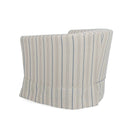 Zeniqua - Upholstered Velvet Swivel Chair With Loose Cover