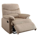 Arcadia - Recliner (Motion) - Beige - Atlantic Fine Furniture Inc