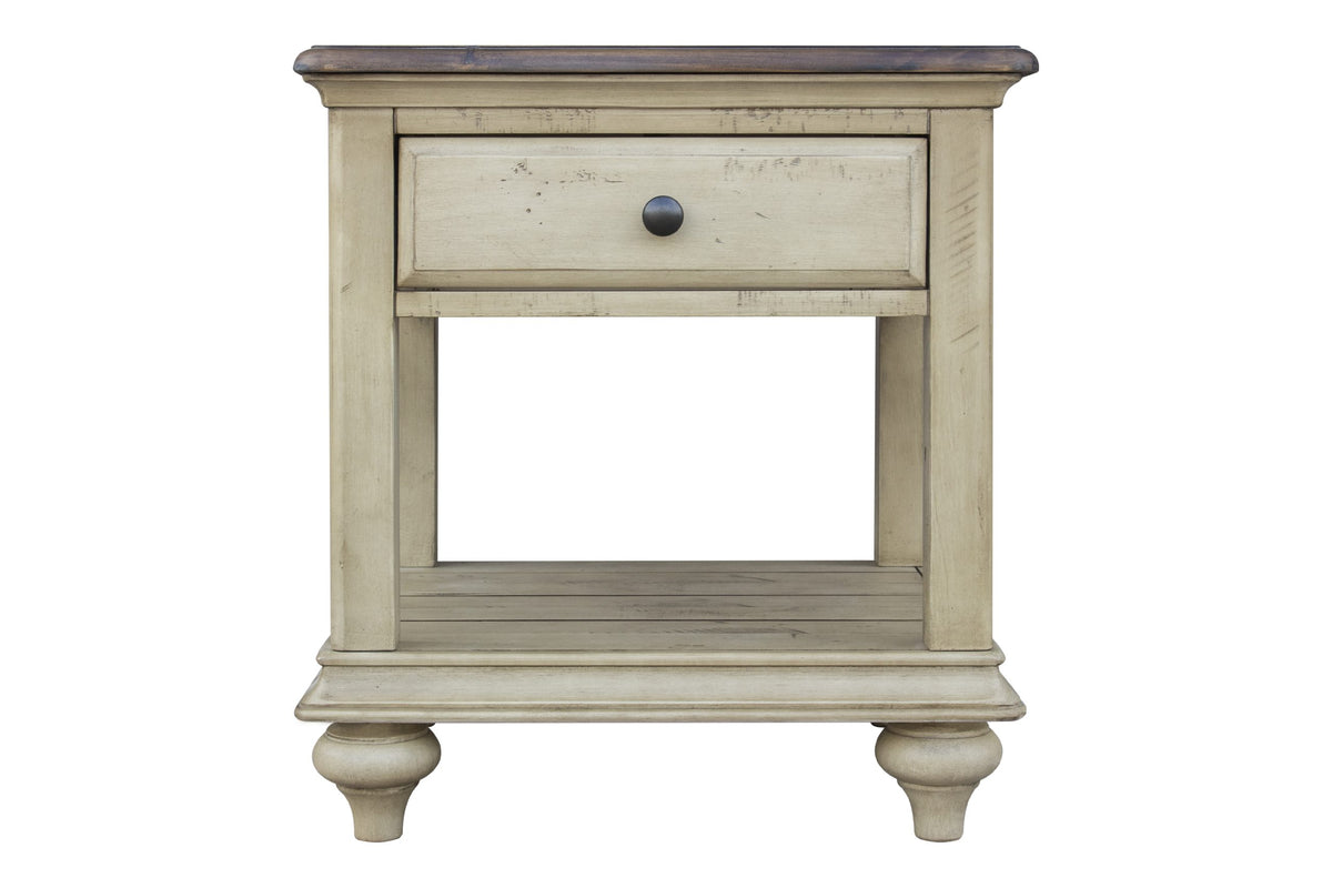 Brockton End Table (Light Wheat)