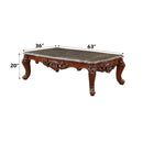 Eustoma - Coffee Table - Marble & Walnut - Atlantic Fine Furniture Inc