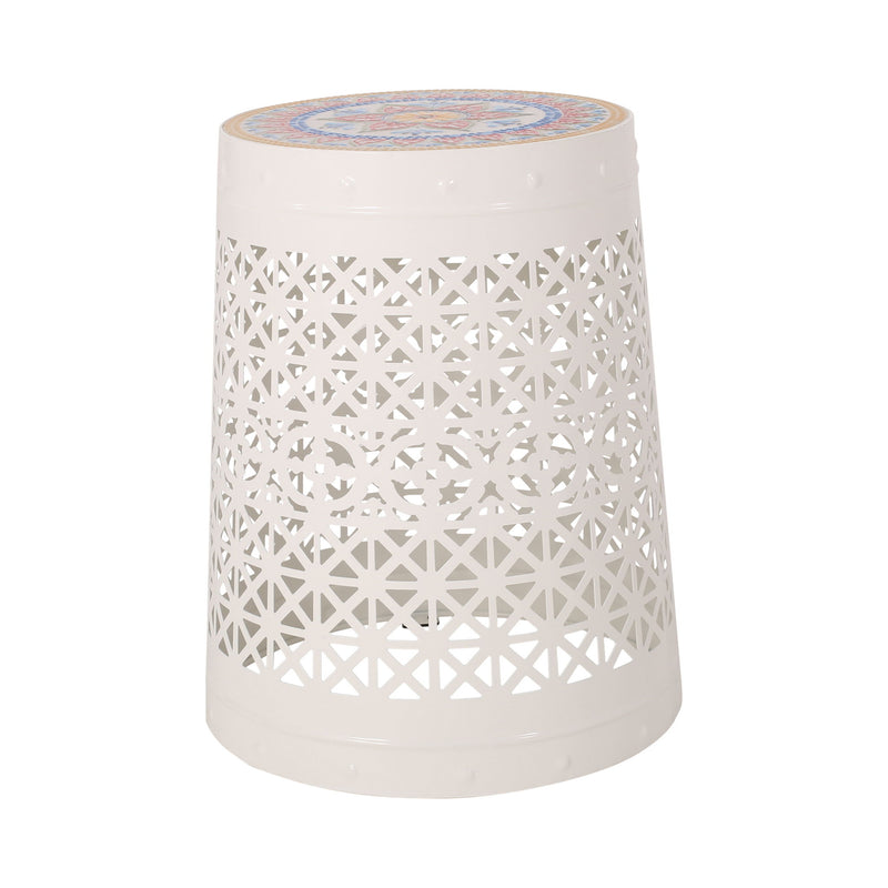 Cranbrook - Side Table With Tile Mosaic Top