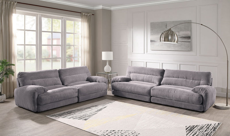 Cadenza - Corduroy Sofa - Gray