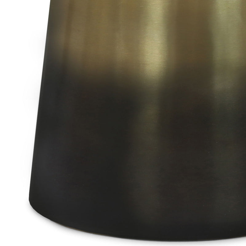 Toby - Metal Accent Table - Gold / Black Ombre