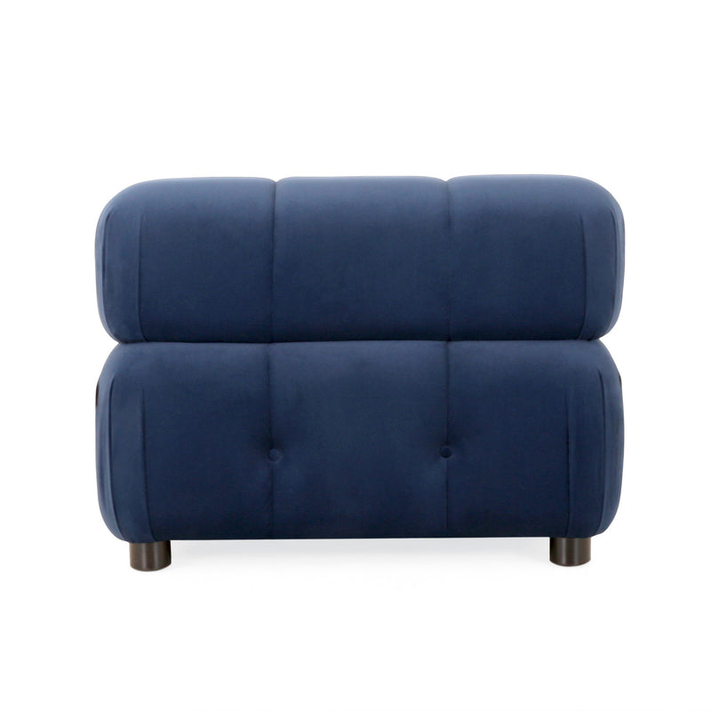 Sectional Modular Sofa, Armless - Dark Blue