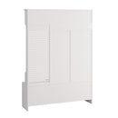 Hallway Hall Tree With Removable Cushion Bench, Coat Rack, Storage Shelves