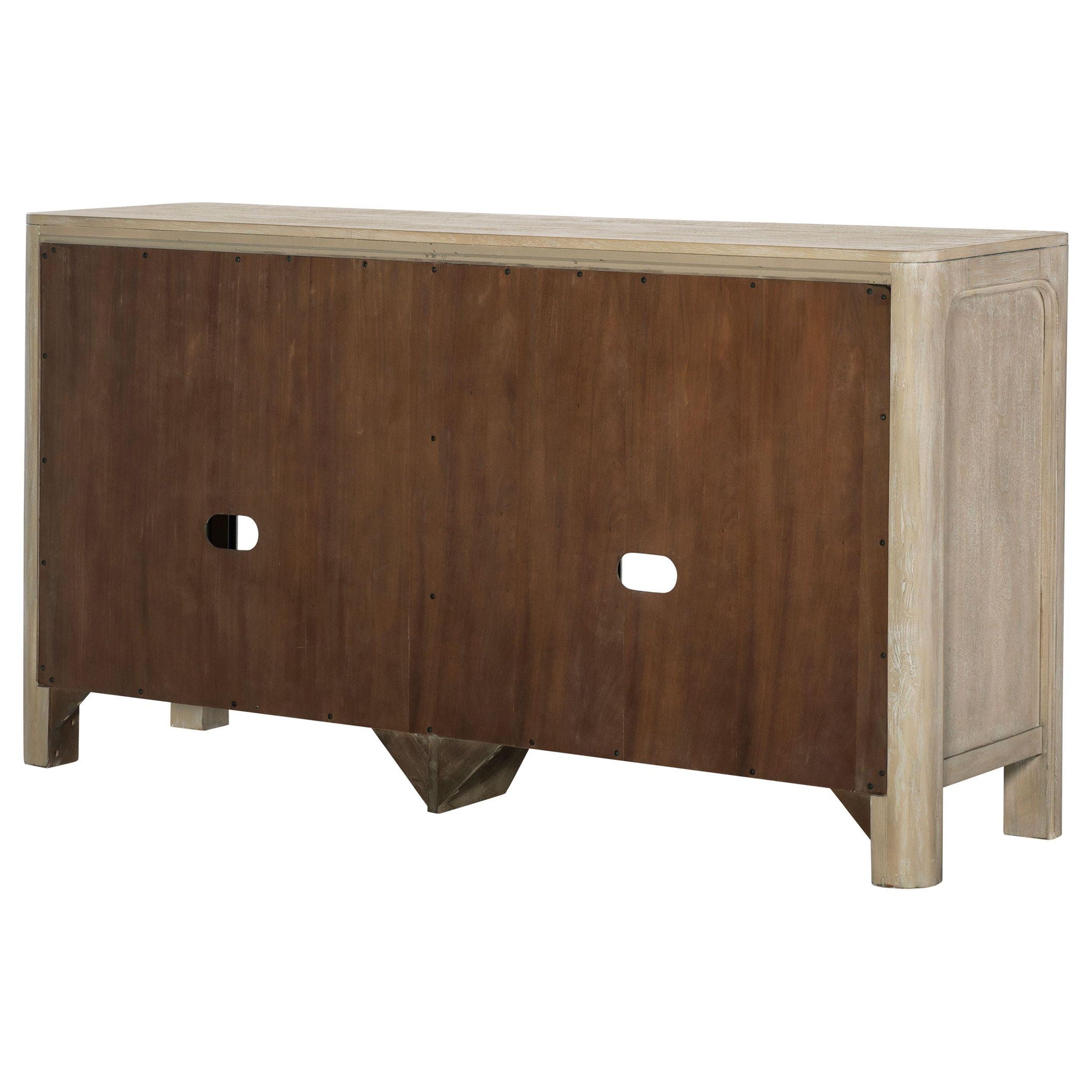 Solano Sliding Door Dining Sideboard Server Weathered Mango