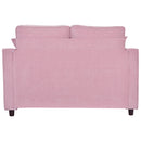 Modern Chaise Lounge Upholstered Sofa Couch With Tufted Seat And Detachable Pillows For Living Room