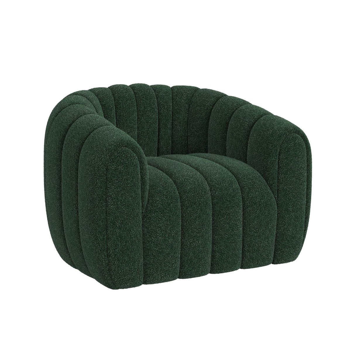 Flamingo Swivel Chair in Dark Green by Elements International