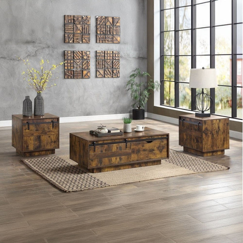 Bellarosa - End Table (Same As 88042) - Rustic Oak