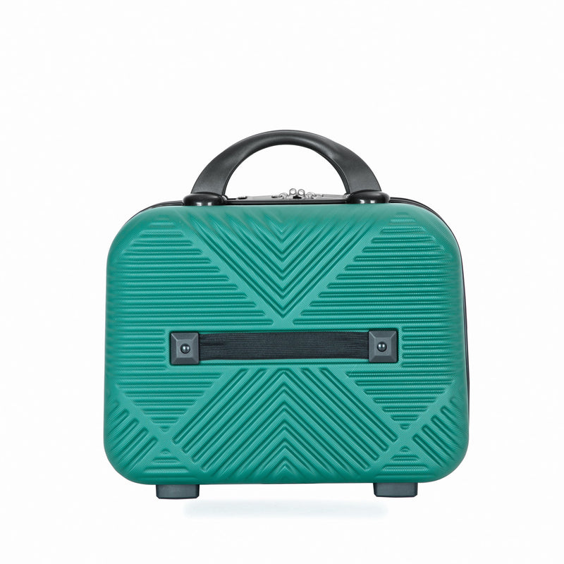 4 Piece Lightweight Suitcase, Makeup Box, Aircraft Wheels
