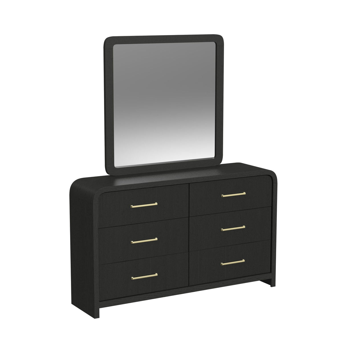 Ridgemont Storage Bedroom Set in Black by Elements International, view 41