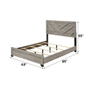 Mari - Queen Bed - Light Gray Finish