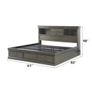 Louis Philippe III - Bed w/Storage - Atlantic Fine Furniture Inc