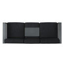 Cape Coral - Modern 3 Seater Sofa With Metal Tray