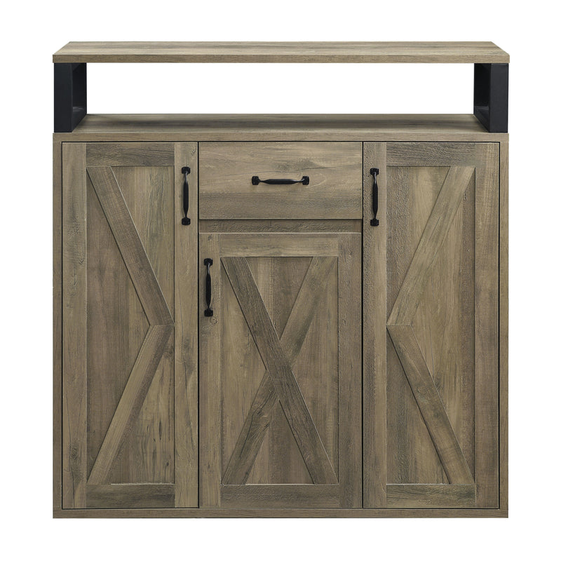 Abiram - Rustic Server - Oak