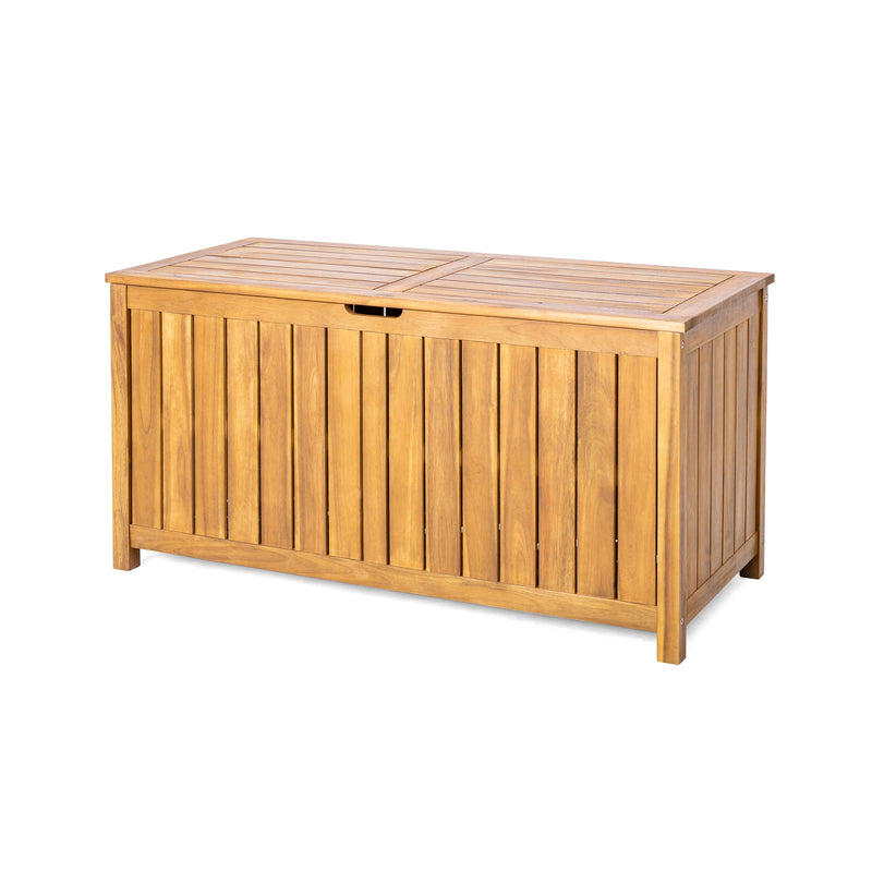 Portside - 100 Gallons Wood Deck Box - Teak