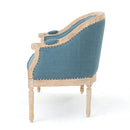 French Country Chesterfield Style Tufted Loveseat