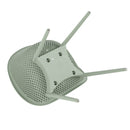 2 Piece Durable Single Chair With Mesh Hollow Out Design