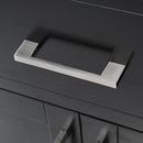 Bathroom Vanity With Sink And Ample Storage, Rectangular Undermount Sink - Black