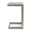 Aluminum Outdoor C - Shaped Side Table For Patio